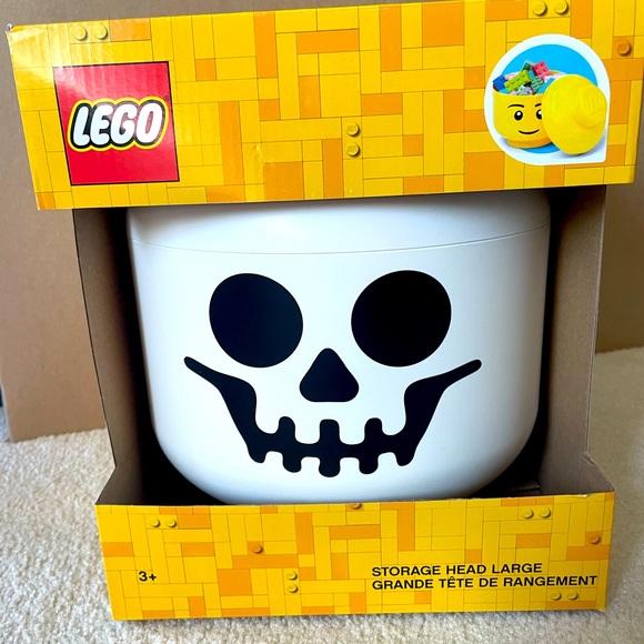 LEGO Large Skeleton Stackable Storage Head - Picture 1 of 5